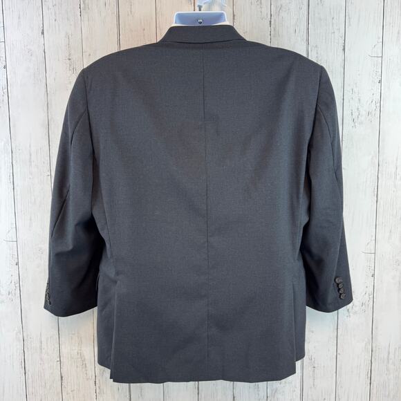 Lauren Ralph Lauren Gray Wool Slim-Fit 2-Button Blazer Sport Coat Size 44S Men's - Picture 5 of 13